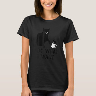 T-shirt Chat Je Fais Ce Que Je Veux Chat Chaton