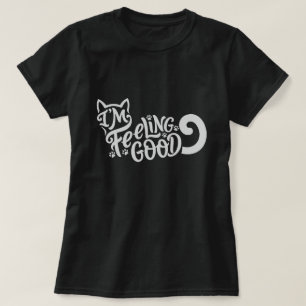 T-shirt Chat Je Me Sens Bien