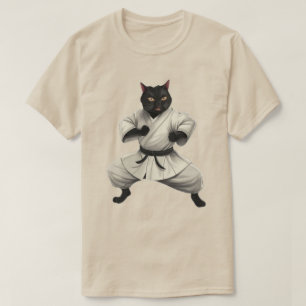 T-shirt Chat Karaté 