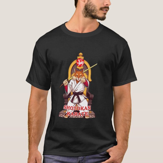 T-shirt Chat Karaté Shotokan (Devant)