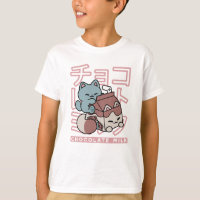 Chat Kawaii avec du Lait au Chocolat – Pop Art Jap