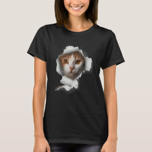 T-shirt Chat Kit Chat Art Chaton Joli Propriétaire de Cha