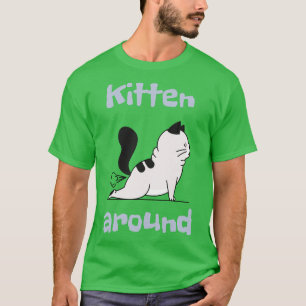 T-shirt Chat Kitten Autour Du Chat Fart Drôle