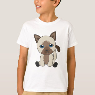 T-shirt Chat Kitty Fourrure Nez mignon Animaux Enfants Sia