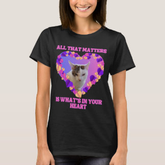 T-shirt Chat "La seule chose qui compte" pour les femmes