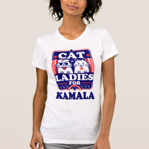 T-shirt Chat Ladies for Kamala Fun Fierce Design politique