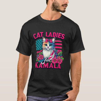 T-shirt Chat Ladies pour Kamala T Shirt