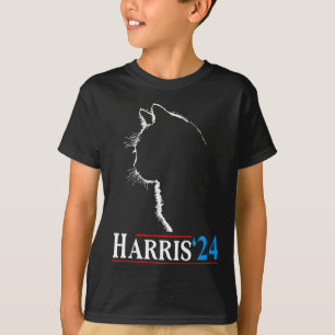T-shirt Chat Lady Drôle Drôle Chat Ladies For Kamala Harri