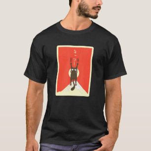 T-shirt Chat larmes paysage Mt Fuji arrière-plan Neko japo