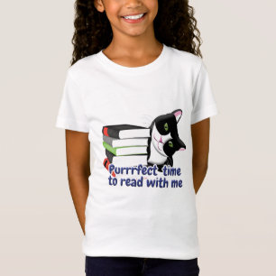 T-Shirt Chat Lecteur de Livres