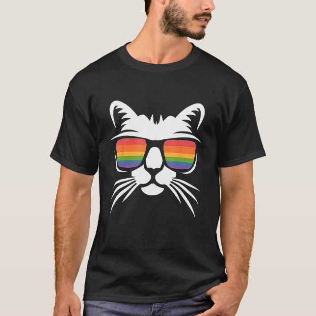 T-shirt Chat LGBT (Devant)
