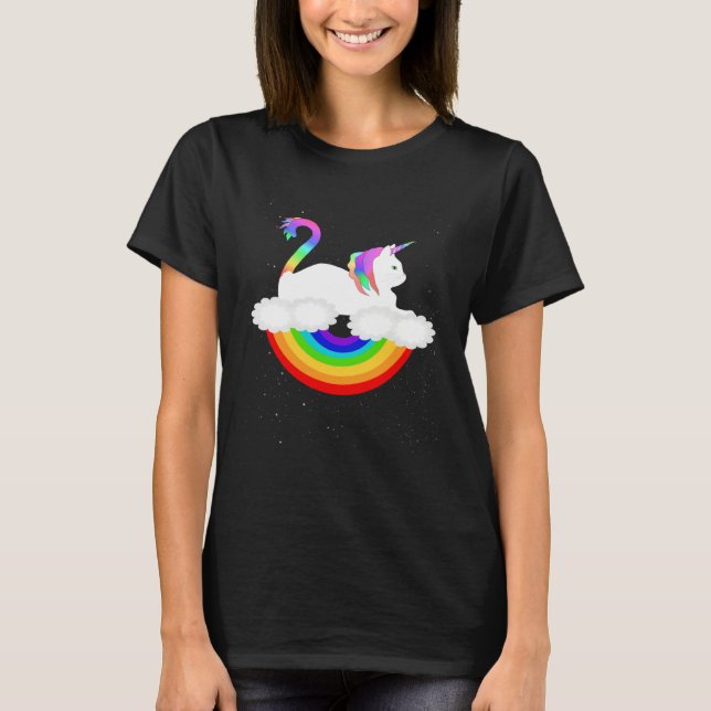 T-shirt Chat licorne (Devant)