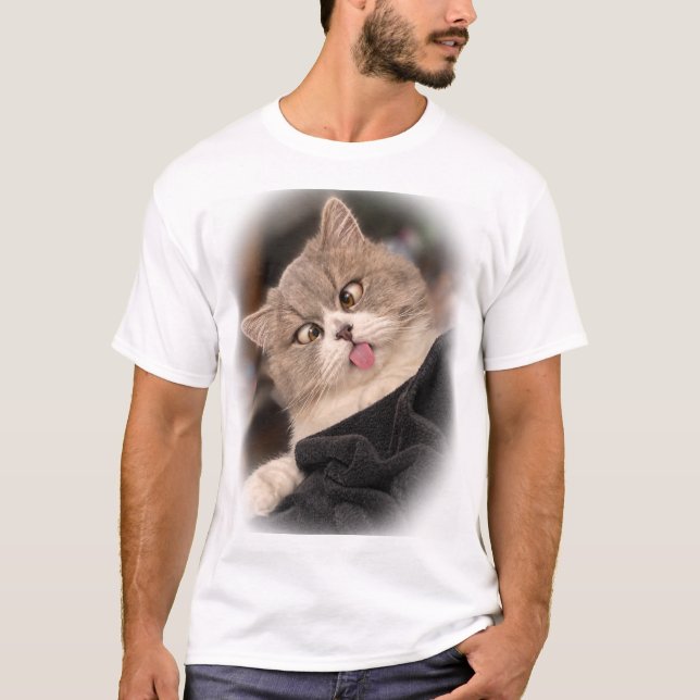 T-shirt chat louche (Devant)