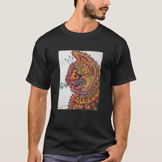 T-shirt Chat, Louis Wain (Devant)