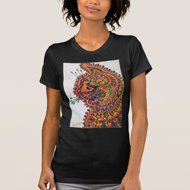 T-shirt Chat, Louis Wain (Devant)