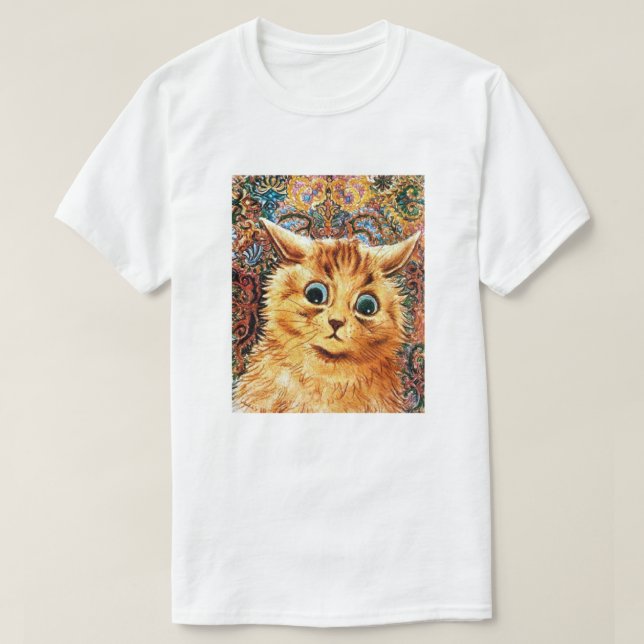 T-shirt Chat, Louis Wain (Design devant)