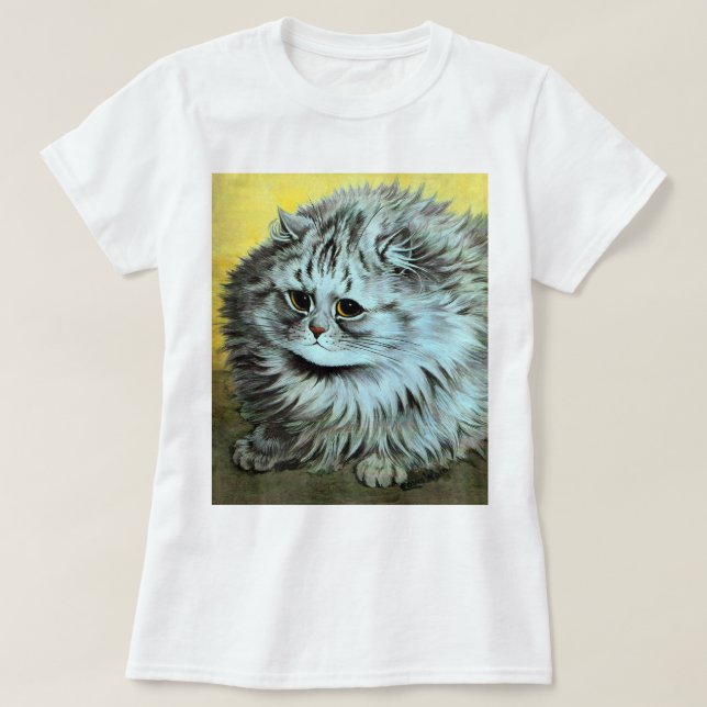 T-shirt Chat, Louis Wain (Design devant)