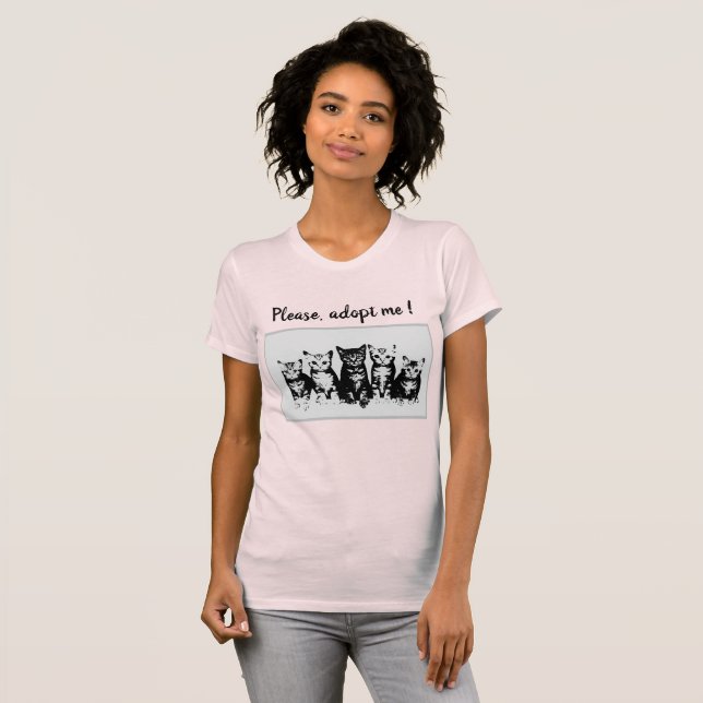 T-shirt Chat Love (Devant entier)