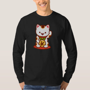 T-shirt Chat Lucky MANEKI-NEKO - Yen japonais