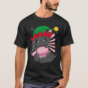 T-shirt Chat Macaron Cute Anime Manga Elf Kawaii Neko Otak