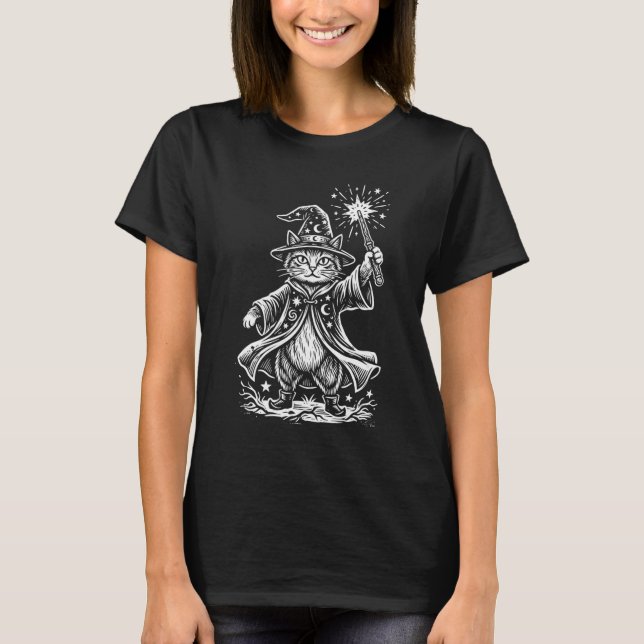 T-shirt Chat Magicien (Devant)