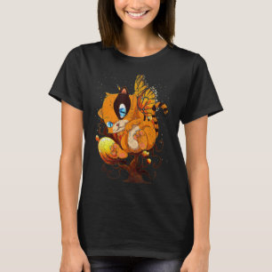 T-shirt Chat Magique Papillon Insecte Chat Propriétaire An