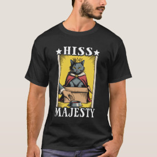 T-shirt Chat Majesté Sifflement Chat Dans Boîte Amoureux D