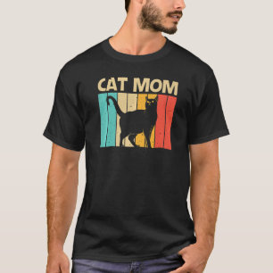 T-shirt Chat Maman Mama Chat Noir Chat Personne Chats