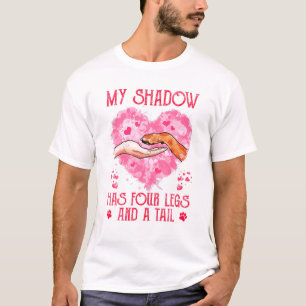 T-shirt Chat Maman Mon Ombre A Quatre Jambes Et Une Queue