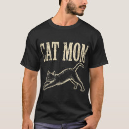 T-shirt Chat Maman – Tee Chat en détresse Vintage
