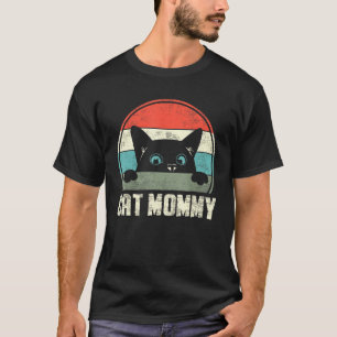 T-shirt Chat maman Vintage animal de compagnie Kitty Fête