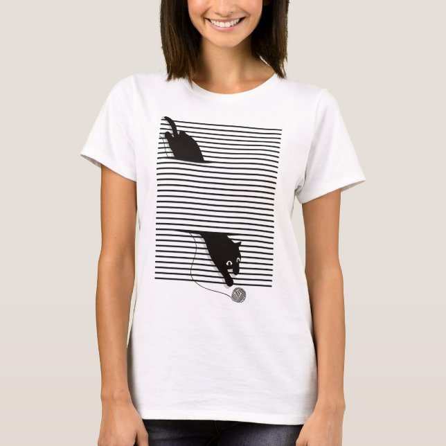 T-shirt Chat_Marchant (Devant)