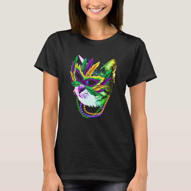 T-shirt Chat Mardi Gras (Devant)