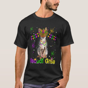 T-shirt Chat Mardi Gras Mignon Masque de Carnaval Cornish 