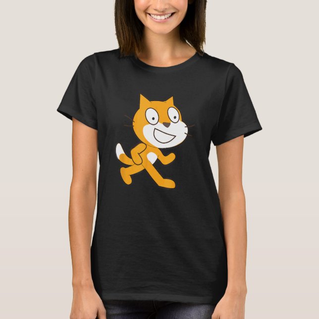 T-shirt Chat mascotte officielle du langage de programmati (Devant)
