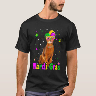 T-shirt Chat Masque Abyssinien Mardi Gras Carnavals Animau