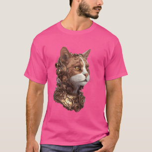 T-shirt Chat mécanique Steampunk Kitten Robot Feline Meow