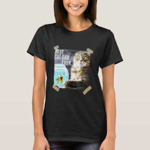 T-shirt Chat Meilleur Papa Chat de Tous les Temps Chat Man
