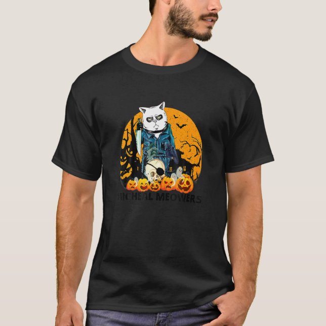 T-shirt Chat Meilleurs Joyeux Halloween Chat Jour Chat (Devant)