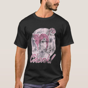 T-shirt Chat Mème Tee Chonk Grumpy Chats Papa Maman Chat T