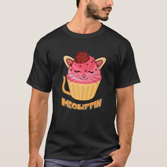 T-shirt Chat Meoffin Muffin (Devant)
