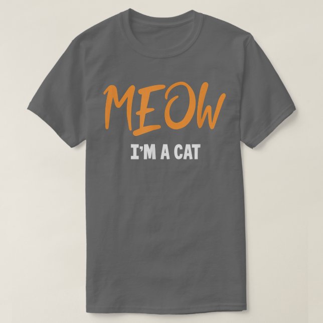 T-shirt Chat Meow Halloween Costume Chat Maman Chat Papa  (Design devant)