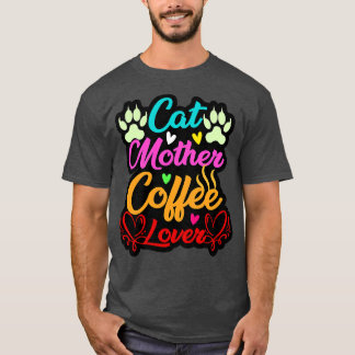 T-shirt chat mère amant café Mug