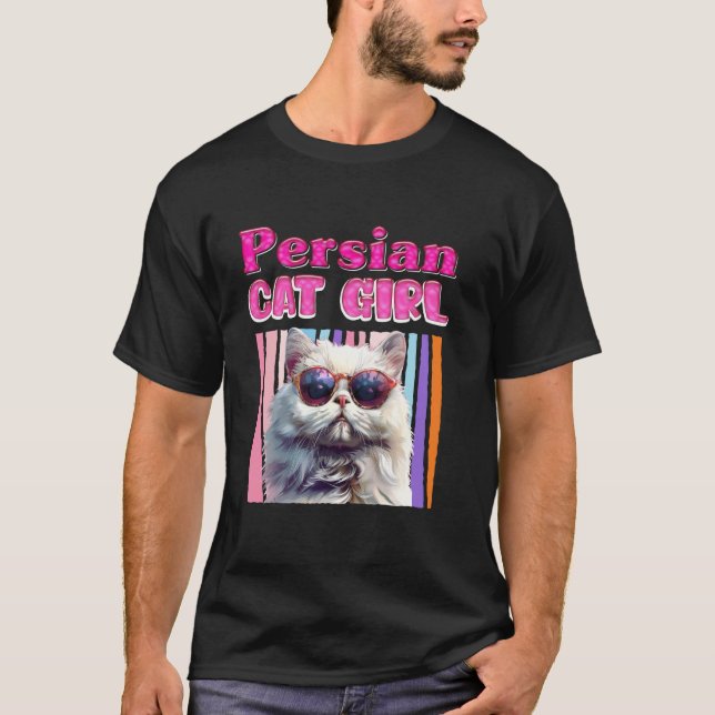 T-shirt Chat Mère CHATTE PERSANE PERSAN Drôle Chat Persan  (Devant)