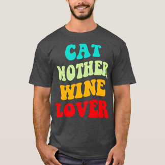 T-shirt Chat Mère Vin Lover III