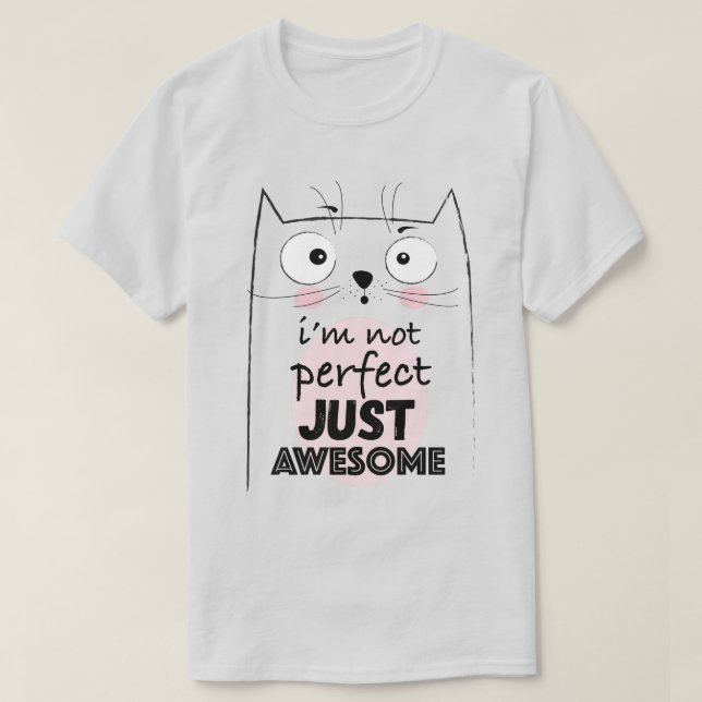 T-shirt chat mignon (Design devant)