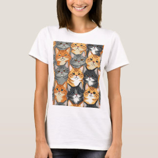 t-shirt chat mignon