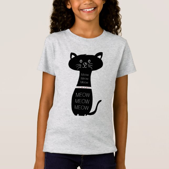T-Shirt Chat mignon (Devant)