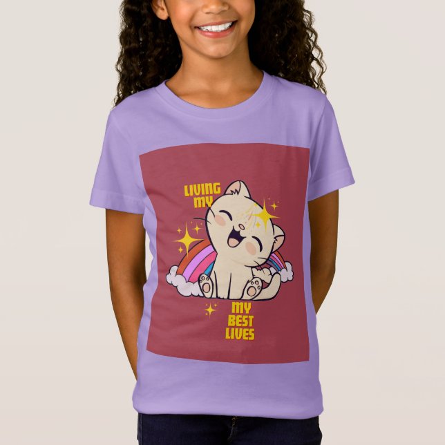 T-Shirt Chat mignon (Devant)
