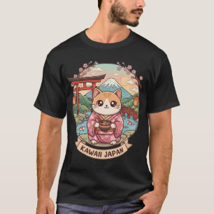 T-shirt Chat Mignon au Japon